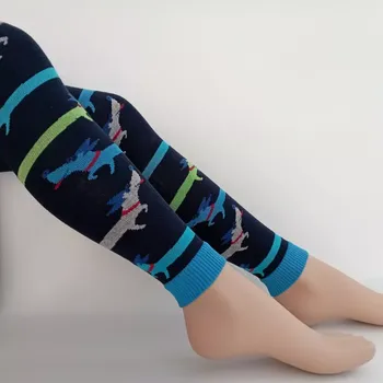 Dámské punčochy Dětské punčochové legíny Jezevčík - 98-104 / tmavě modrá