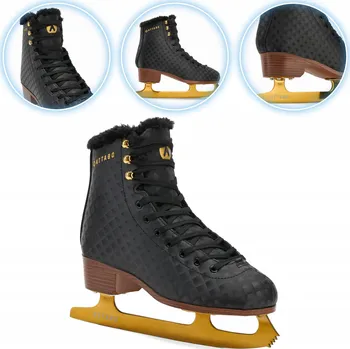 Zimní brusle Dámské krasobruslařské brusle ATTABO Lukso černé 40 Technologie V-cut