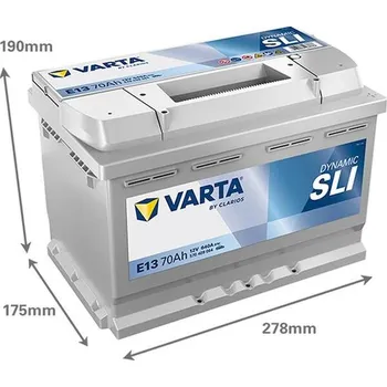 Auto-moto Varta Dynamic SLI E13 570409064K262 12V 70Ah 640A