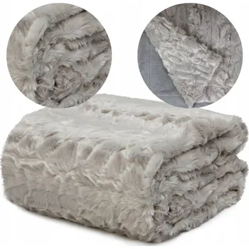 Prostěradlo Přehoz DOMAREX polyester 130 cm x 170 cm šedý