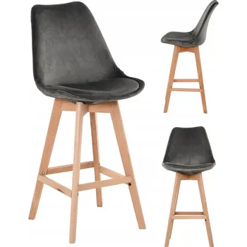 Barová židle Barová Židle Ote , odstíny šedé, látka 106 cm