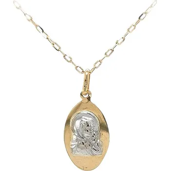 Přívěsek Zlatý Přívěsek Panna Marie s Ježíškem – Symbol Víry 7150380