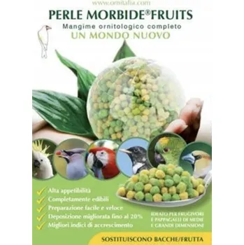 Pro ptáka Ornitalia - Lahodné klíčky v zeleno-žlutých kuličkách pro papoušky 800g