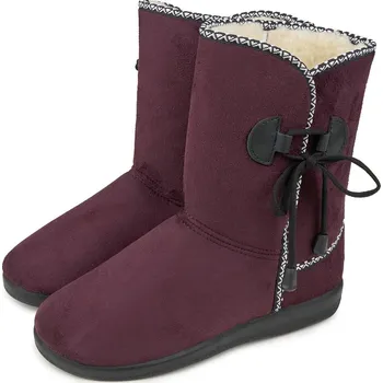 Dámské válenky Vlnka Dámské válenky s ovčí vlnou vínová velikost obuv dospělí 37