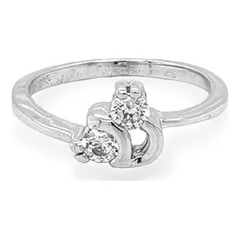 Prsten Zlatý Prsten se Zirkony 7131187