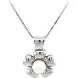 Exkluzivní přívěsek z bílého zlata s perlou 7190010