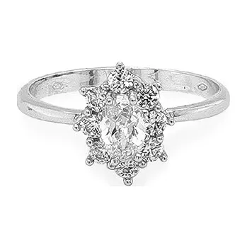 Prsten Zlatý Prsten se Zirkony 7131244