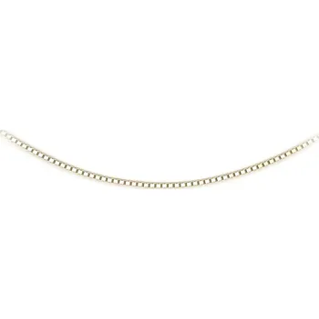 Řetízek Zlatý Řetízek Cube - Kostka 7090891