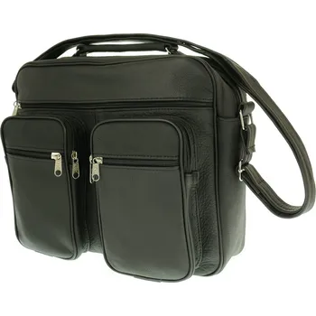 Kabelka Kabelka přes rameno z pravé kůže černá