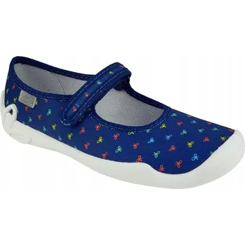 Dívčí obuv Befado dětské papuče na suchý zip, vícebarevné, velikost 34