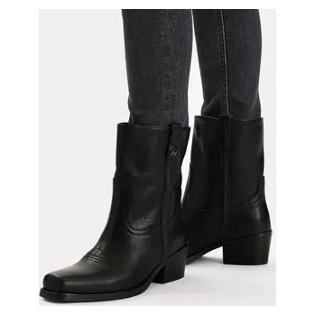 Dámské kozačky Polokozačky Weekend Max Mara Ranch 2525796034600 Černá 36