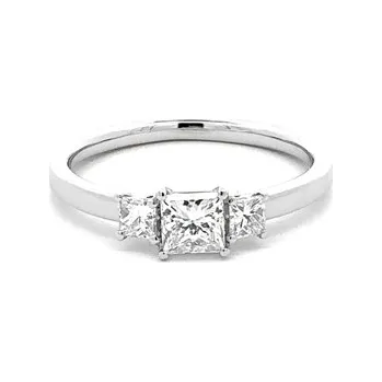 Prsten Zlatý Zásnubní Prsten s Diamanty 2011798