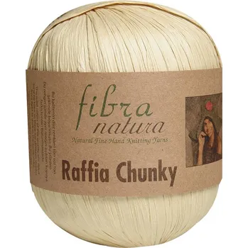 Příze Fibra Natura Raffia Chunky 114-16 béžová