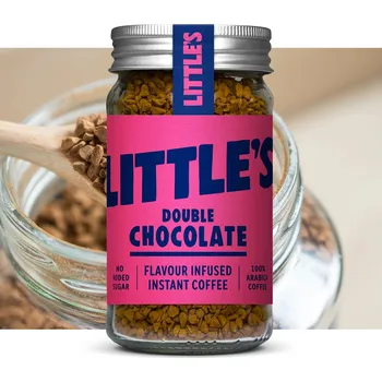 Káva instantní káva ochucená DOUBLE CHOCOLATE 50g od Little's