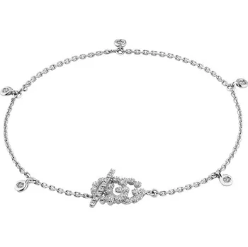 Náramek Zlatý Náramek Gucci GG Running s Diamanty 2040053