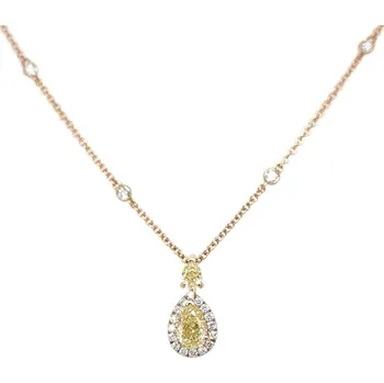 Přívěsek Zlatý přívěsek Crivelli s žlutými fancy diamanty 2050531