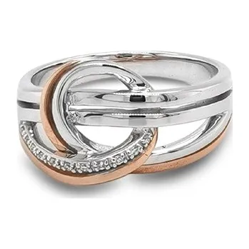 Prsten Zlatý Prsten s Diamanty 2011619