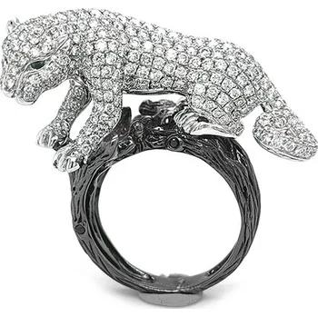 Prsten Zlatý Prsten s Diamanty KBS0024