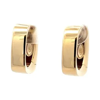 Náušnice Elegantní Kruhové Náušnice s Hladkým Leskem 7122624