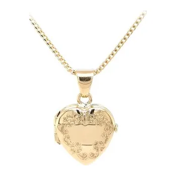 Přívěsek Zlatý Medailonek Srdce na Fotku 7151799