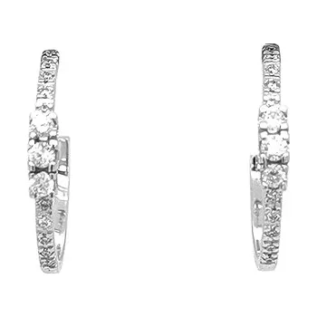 Náušnice Zlaté Náušnice s Diamanty 2020421