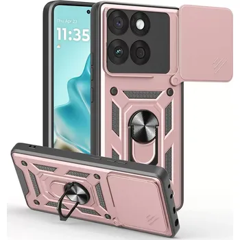 Pouzdro na mobilní telefon Kryt Motorola EDGE 60 / EDGE 60 Fusion Techsuit CamShield Pro rose gold