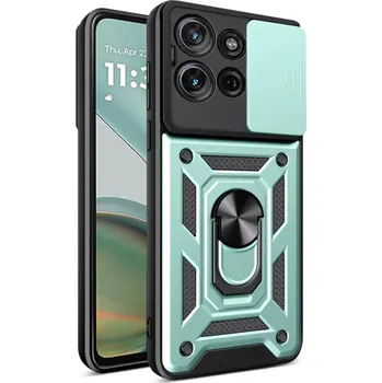 Pouzdro na mobilní telefon Kryt Motorola Moto G75 Techsuit CamShield Pro green