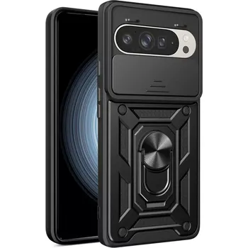 Pouzdro na mobilní telefon Kryt Google Pixel 9 / 9 Pro Techsuit CamShield Pro černý