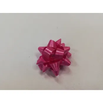Stuha Dekorační stuha, rozetka mini 2,5 cm - fuchsiová