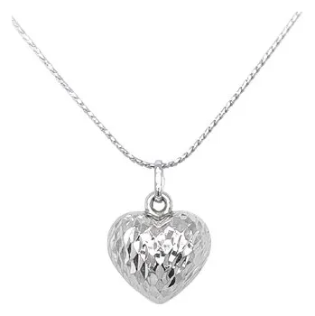Přívěsek Přívěsek Srdce z Bílého Zlata 7151051