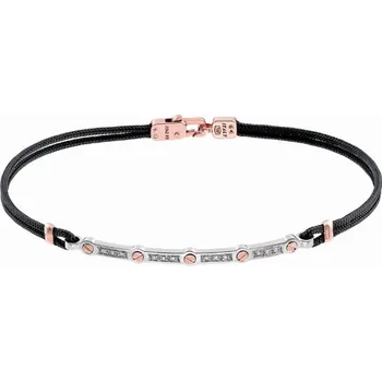 Náramek Zlatý Pánský Náramek Zancan s Diamanty 6010198