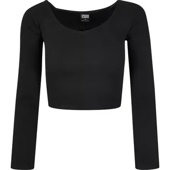 Dámské tričko Dámské triko URBAN CLASSICS TB5416 BLACK L