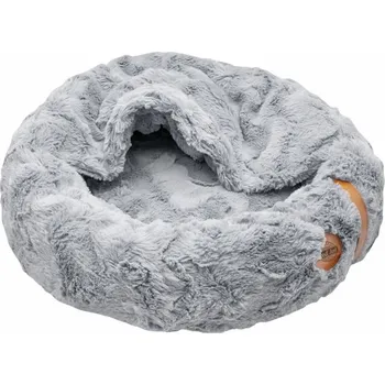 Pelíšek pro psa RED ANT Kukaň s dekou pro malé a střední psy Šedá 70x15cm M