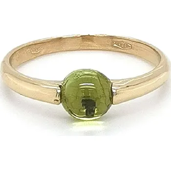 Prsten Zlatý Prsten s Peridotem 7130160
