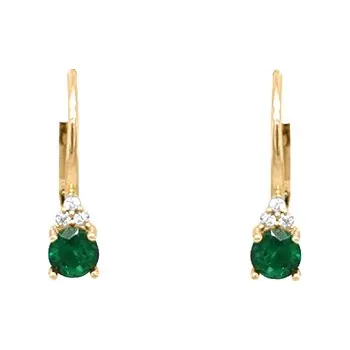 Náušnice Zlaté Náušnice se Zirkony 7121964