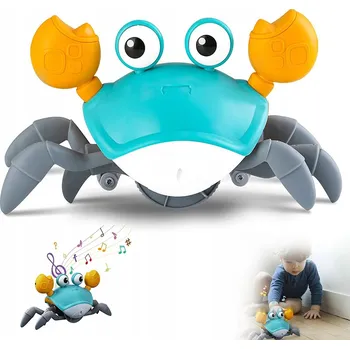Hračka na lezení Ikonka krab plazivý zvukový vícebarevný