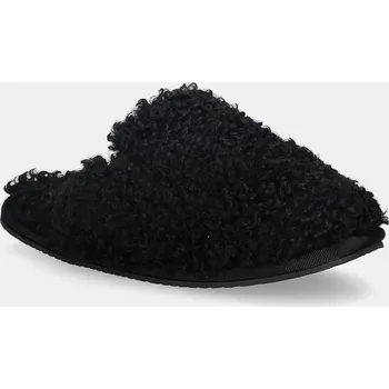 Dámské pantofle Pantofle Calvin Klein CLOSE SLIPPER FUR černá barva, YW0YW01975 99X, EUR 39