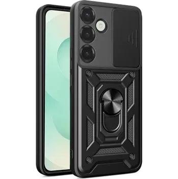 Pouzdro na mobilní telefon Kryt Samsung Galaxy S25 Plus Techsuit CamShield Pro černý