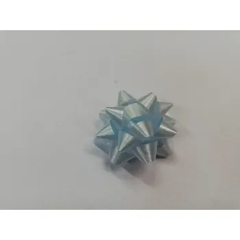 Stuha Dekorační stuha, rozetka mini 2,5 cm - bledě modrá