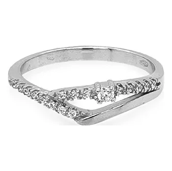 Prsten Zlatý Prsten se Zirkony 7130282