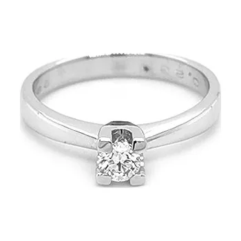 Prsten Zlatý Zásnubní Prsten s Diamantem 2010888