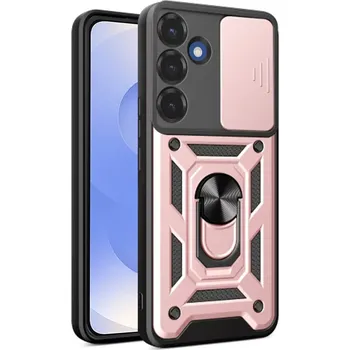 Pouzdro na mobilní telefon Kryt Samsung Galaxy S25 Techsuit CamShield Pro rose gold