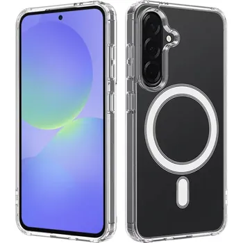 Pouzdro na mobilní telefon Kryt Samsung Galaxy A55 5G, Techsuit - MagSafe Pro, transparentní