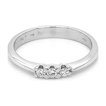 Prsten Zlatý Prsten s Diamanty 2010239