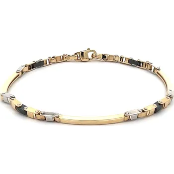 Náramek Náramek s Keramikou z Kombinovaného Zlata