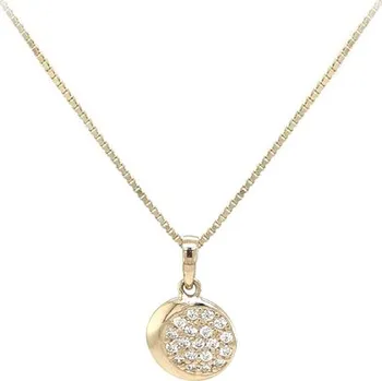 Přívěsek Zlatý Přívěsek se Zirkony 7151494