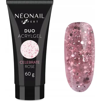 Lak na nehty NEONAIL Gel, Akrygel na nehty EXPERT DUO ACRYLGEL Celebrate Rose 60 g