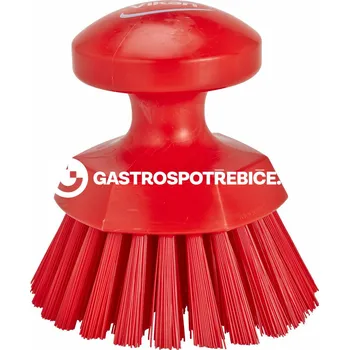 Drogerie Vikan Kartáč ruční kulatý 11cm T/červený 38854