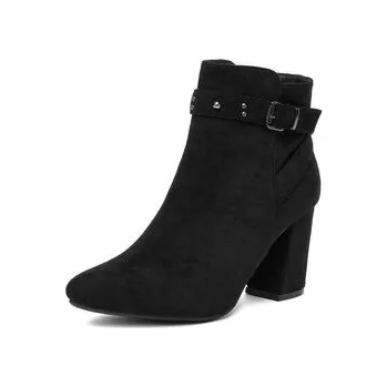 Dámské kozačky Polokozačky DeeZee HX18052A-85 Černá 39