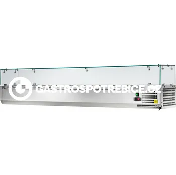 Amitek Nástavba "pizza" chladící 2000x335 9x GN1/3